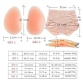 Miniatyrbillede 4 af 5: Silikone Pad Enhancer Falsk Numse Trusse Hip Butt Løfter - Sort L Black