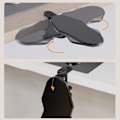 Miniatyrbild 5 av 6: Datorarmstöd för skrivbord, ergonomiskt armbågsstöd för hemmet Folding rotating model
