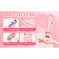 Miniatyrbilde 5 av 6: 2-i-1 Bikini Trimmer Elektrisk Barbermaskin for Kvinner, Vanntett, Hårfjerning for Barbering av Ben, Armer, Armhuler Ansikt Rosa, Dobbelthode Purple