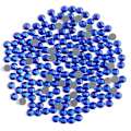 Pikkukuva 1 / 4: 600 kpl Hotfix Safiiri Strassit askarteluun, SS30 (6,3-6,5 mm) Sapphire Sapphire SS30