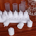 Miniatyrbilde 2 av 5: Flammefrie Lys med Fjernkontroll, Timer og Ladestasjon, 12 stk USB Oppladbare LED Telys