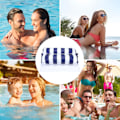 Miniatyrbillede 4 af 4: Pool Float til Voksne, 2-pak, Oppustelig Poolmadras, Oppustelig Poolhængekøje, Poolnetmadras, Poolhængekøje, Oppustelige Floats og Madrasser