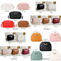 Miniatyrbilde 3 av 5: Liten Messenger Bag for Kvinner Skuldervesker Style3 White