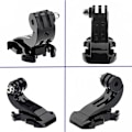 Miniatyrbilde 4 av 7: 10-i-1 tilbehørssett for GoPro-tilbehør, actionkameratilbehør for GoPro Hero 12 11 10 9 8 7 6 5 4 3+ 3 Hero Session 5 Black AKASO EK7000 Ape