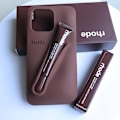 Miniatyrbilde 1 av 5: rhode 2-i-1 silikondeksel med leppeglansholder, beskyttende mobildeksel kompatibelt med iPhone, tilgjengelig i (9 farger) Kaffebrun Coffee Brown Coffee Brown iphone14