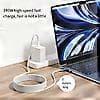 Pikkukuva 2 / 5: 140W Type C - MagSafe 3 -sovitinkaapeli Macbook Pro Air Silverille