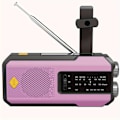 Miniatyrbild 1 av 8: Handvevad Radio Bärbar AM/FM, Väderradio Nöd