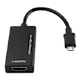 Miniatyrbillede 3 af 5: 1080P Micro USB til HDMI-adapter 8-kanals stereolyd 5-benet HDMI-videoadapter til Android