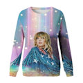 Miniatyrbillede 1 af 3: Kvinder Taylor Swift Hoodie Mode Sweatshirt Casual Langærmet A A A L