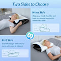 Miniatyrbild 6 av 7: Viscoelastic Neck Pillow, Ergonomic 2-in-1 Orthopedic Pillow for Neck Pain, Contoured Support Pillow, 1 Piece Light Grey (Discounted Price) Light Gray