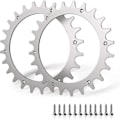 Miniatyrbillede 1 af 5: 2 x Premium Rustfri Pigge til Worx S/M-model, 2 x Rustfri Skruepigge Traction Enhancer, Robotplæneklipper Hjulstørrelse 205 mm (FMY)