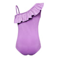 Miniatyrbilde 2 av 6: Jenter Barn Stitch Tegneserie Badetøy Badeantrekk Bikini Cap Sett Lilla Purple 160cm