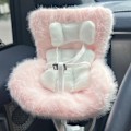 Pikkukuva 1 / 4: La-bubu Turvaistuin 17 cm:n pehmoleluille, Nukkasohvan koristelu, Ilmastointiritiläkiinnike ja Pöytäteline, Autotarvikkeet Pink