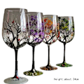 Miniatyrbilde 2 av 9: Fire Årstider Tre Vinglass Sesong Glasskopp SOMMER SOMMER summer