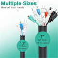 Miniatyrbild 5 av 5: Cable Protector for Dogs and Cats 3 Meters, Cable Sleeve for Easy Cable Management, Protects Cables From Chewing Animals 2.5 cm