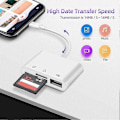 Miniatyrbilde 4 av 5: USB C til Micro-SD TF Minnekortleser, 3-i-1 USB Kamera Kortleseradapter for Galaxy S10/S9 m.fl.