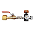 Miniatyrbilde 1 av 2: Cga320 CO2-sylinderfyllingsadapter og kuleventil for Sodastream-tankkontakt - Perfekt W21.8 with 2000psi Gauge