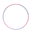 Miniatyrbilde 4 av 4: Vår Fitness Voksen Tungt Rustfritt Stål Tofarget Skum Hula Hoop Avtakbar Seks Seksjoner Åtte Seksjoner Rosa Lilla 8 sections pink purple