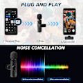 Miniatyrbilde 2 av 5: Trådløs Lavalier-mikrofon for iPhone iPad, BUILOG Plug-Play