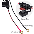Miniatyrbilde 2 av 9: Motorsykkel Vanntett SAE til USB Kabel Adapter USB Lader 2.1A Hurtiglading