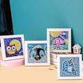 Miniatyrbild 3 av 5: Fyrapack Uggla Serie Barn DIY 5D Diamantmålning efter Siffror Set