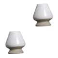 Miniatyrbilde 3 av 5: 1/2/3 Håndlaget Matcha Visp Stativ Teseremoni Tesett for Hvit med Sprekk 6 x 7cm 2S 2Set White with Crack 6 x 7cm