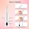 Miniatyrbild 5 av 5: Elektrisk nagelfil sladdlös akryl nagelkit med keramiska nagelbitar, slipband, bärbar uppladdningsbar e-fil set för akryl gelnaglar, manikyr