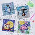 Miniatyrbild 1 av 5: Fyrapack Uggla Serie Barn DIY 5D Diamantmålning efter Siffror Set