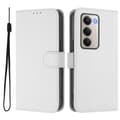 Xiaomi Redmi 15 5G Cover - Solid Color Leather Wallet Case with Strap, Stand Function Protective Phone Case White White White