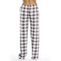 Miniatyrbilde 3 av 5: Pyjamasbukser for kvinner med lommer, myke flanellrutete pyjamasbukser for kvinner CNMR grå gray S