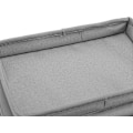 Pikkukuva 5 / 5: Soffbricka Bordsklämma på Sidobord, Hopfällbart Soffarmsbord Avtagbar Armstödsbricka för Att äta och Dricka grå gray