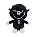 Miniatyrbilde 2 av 2: Nightmare Critters Spilltilbehør, Lammedukker, Mareritt Ull Plysjleker Black