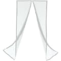 Insektsnät Dörr 100x220 Insektskydd Vit Magnet Myggnät White Vit