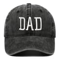 Justerbar keps baseballkeps Pappa-keps svart DAD