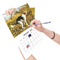 Miniatyrbilde 4 av 4: 2025 Kalender, Hunder Bæsjer På Vakre Steder Veggkalender, Hundebæsj Veggkalender, Morsom Veggkunst Vits Humor Spøkekalender