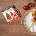 Miniatyrbilde 4 av 5: Juleservietter, 60 stk. borddekkede servietter Dekorasjoner Sa