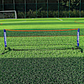 Miniatyrbild 5 av 8: Bärbart hopfällbart standard professionellt badmintonnät inomhus utomhus Vit White 4.1m
