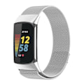 Miniatyrbilde 1 av 5: Milanese Loop Armbånd Fitbit Charge 6 Sølv