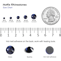 Pikkukuva 4 / 4: 6000 kpl Montana Hotfix Strass -kiviä, SS10, 2,7-2,9 mm askarteluun ja vaatteisiin, Montana Montana SS10