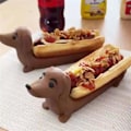 Miniatyrbillede 3 af 6: Hotdog Gravhund Bakke 2025 Ny Sjov Hotdog Sushi Serveringsbakke - Gaver til Elskere Dark Brown