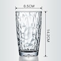 Miniatyrbilde 3 av 4: Gjenbrukbare drikkeglass i akryl 20oz, vannglass i juvelfarger | BPA-frie tumblere, tåler oppvaskmaskin (øverste hylle) Style 1