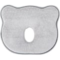Miniatyrbilde 1 av 5: Babyhodeputen 3D minneskum - Spedbarnsputen for å forhindre flatt hode - Toddler Sleep Head Support Pillow for bilsete og barnevogn Grå