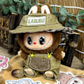 Miniatyrbillede 1 af 5: Sommerudsalg Labubu dukkertøj første generation anden generation blind box Labubu dukkertøj (bucket hat + hagesmæk) Pocket Hunter