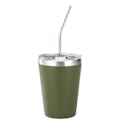 Miniatyrbilde 1 av 4: Rustfrie Barnekrus med Sølebestandig Lokk, Sugerør & Silikonhylser, 355 ml, BPA-frie, Isolerende, for Kalde & Varme Drikker Style 3