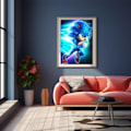 Miniatyrbilde 3 av 5: 30*40CM 5D DIY Diamantmalingsett, Filmfigur Sonic 5D Dia