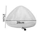 Miniatyrbilde 3 av 5: 6 stk mikrofiber dampmopp rengjøringsputer erstatning dampmopp kompatibel med H2o X5 H20 vaskbar