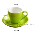 Miniatyrbilde 2 av 4: Porselensepressokopp med skål, espressokopp, 80 ml/2,7 oz Style 3