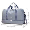 Miniatyrbilde 3 av 11: Reisevesker for kvinner Weekendbag GRÅ Grey