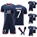 Pikkukuva 2 / 3: Lasten paita nro 30 Messi nro 7 Mbappé nro 10 Neymar Jersey Puku 30 24