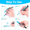 Miniatyrbilde 5 av 5: Outline Magic Pens Adventskalender Jenter 36 Farger Dobbel Linje Glitterpenner Metalliske Magic Pens for maling, gavekort, scrapbooking, håndverk